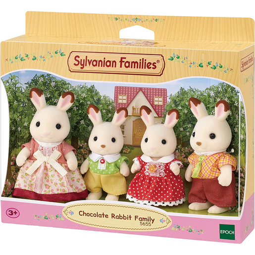 Sylvanian Families Chocolate Rabbit Family Figures