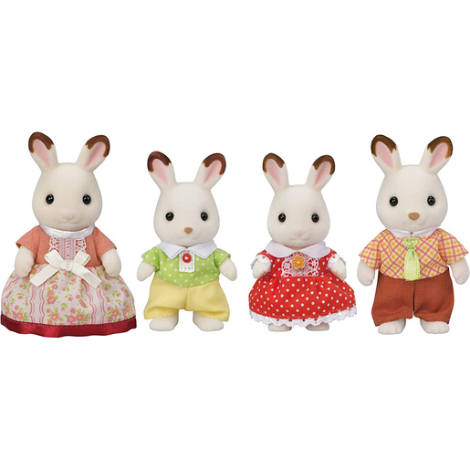 Sylvanian Families Chocolate Rabbit Family Figures