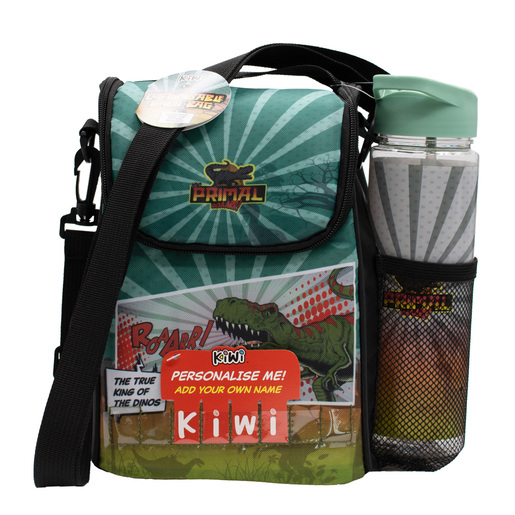 Primal Dinosaur Customisable Lunch Bag with Water Bottle