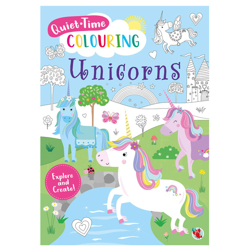 Quiet Time Colouring Book - Unicorns