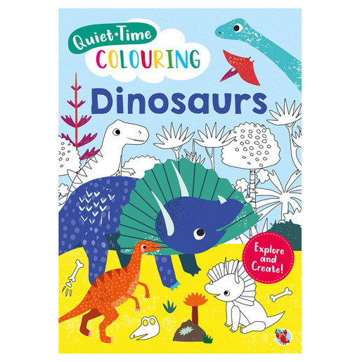 Quiet Time Colouring Book - Dinosaurs