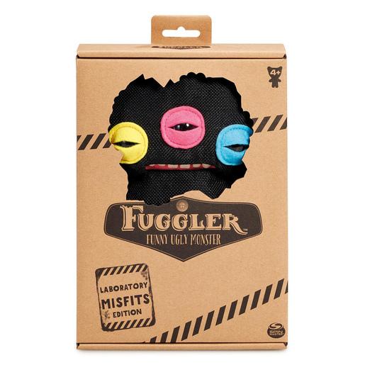 Fuggler Laboratory Misfits Annoyed Alien (Black) Soft Toy The