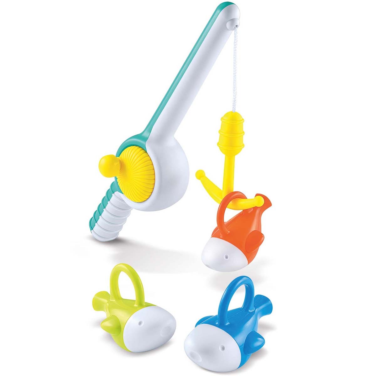 Yookidoo Bath Fishing Toy - 4 Piece Baby Bath Fishing Pole Toy Set