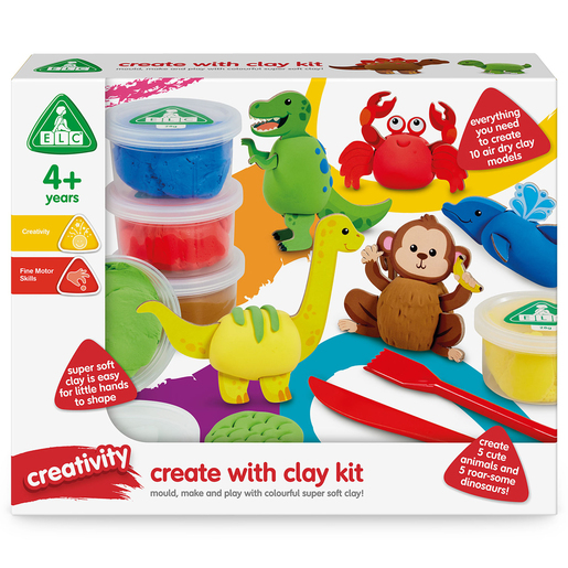 Early Learning Centre Create with Clay Kit - Animals and Dinosaurs