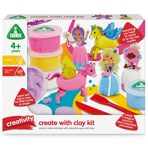 Early Learning Centre Create with Clay Kit - Princess and Unicorns