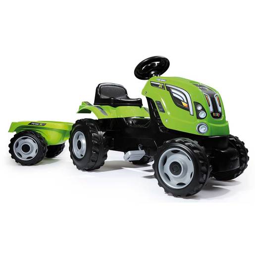 Smoby Farmer XL Green Trainer and Tractor Ride-on