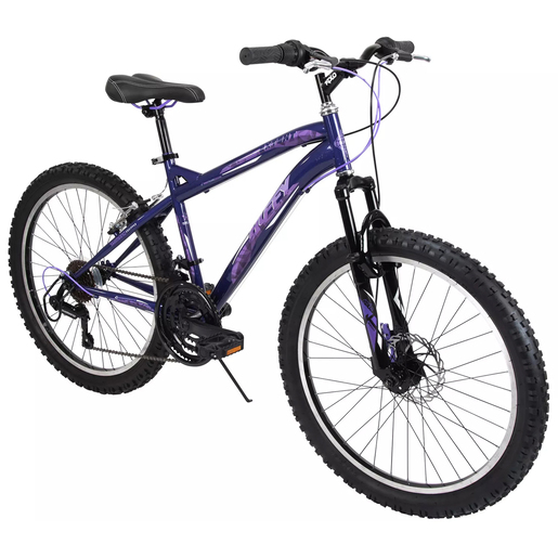 Image of Huffy Extent 18-Speed 24' Mountain Bike - Midnight Purple