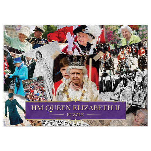 Waddington HM Queen Elizabeth II Montage 1000 piece Jigsaw Puzzle