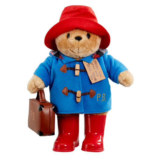 Classic Paddington Bear with Boots and Suitcase 33cm Soft Toy
