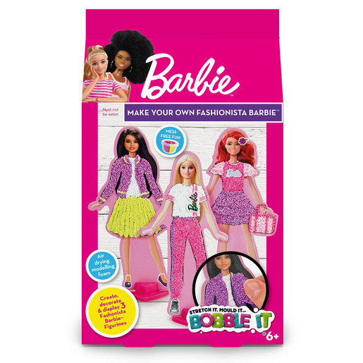 Barbie Bobble It Make Your Own Fashionista Barbie - Yellow