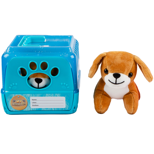 Cuddle Pets Plush Dog & Carrier Toy