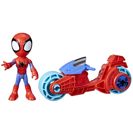 Marvel Spidey and His Amazing Friends - Spidey with Motorcycle Set
