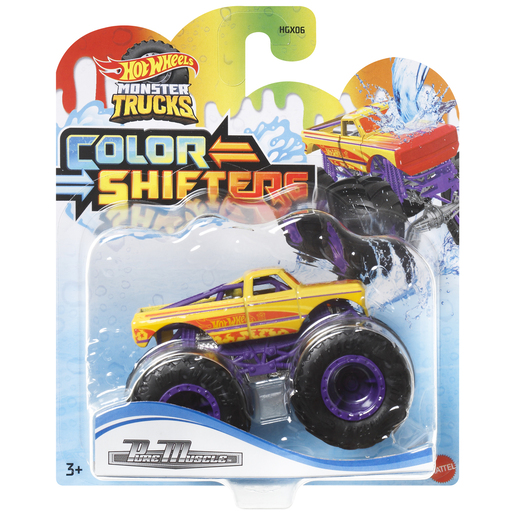 Hot Wheels Monster Trucks Colour Shifters Pure Muscle Vehicle