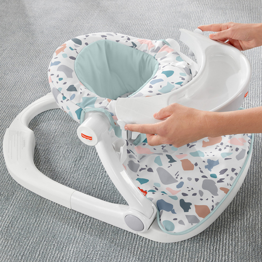 Fisher-Price Sit-Me-Up Floor Seat with Tray The Entertainer