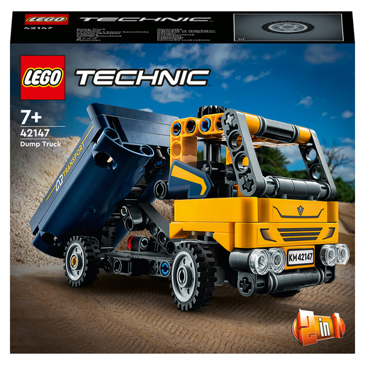 Image of LEGO Technic Dump Truck and Excavator 2-in-1 42147