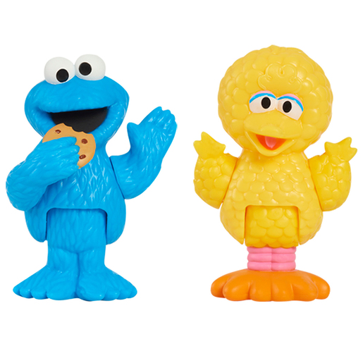 Sesame Street Neighbourhood Friends - Big Bird and Cookie Monster Figures