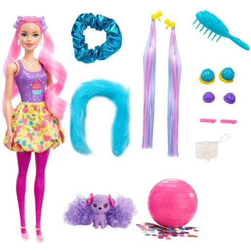 Barbie Colour Reveal Pink Glitter Doll (Styles Vary) The Entertainer