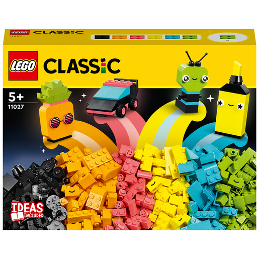 Image of LEGO Classic Creative Neon Fun Creative Brick Box Set 11027