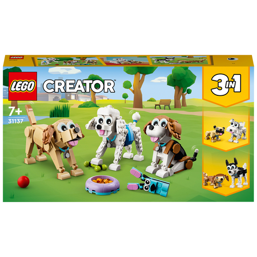 LEGO Creator 3-in-1 Adorable Dogs Animal Figures 31137