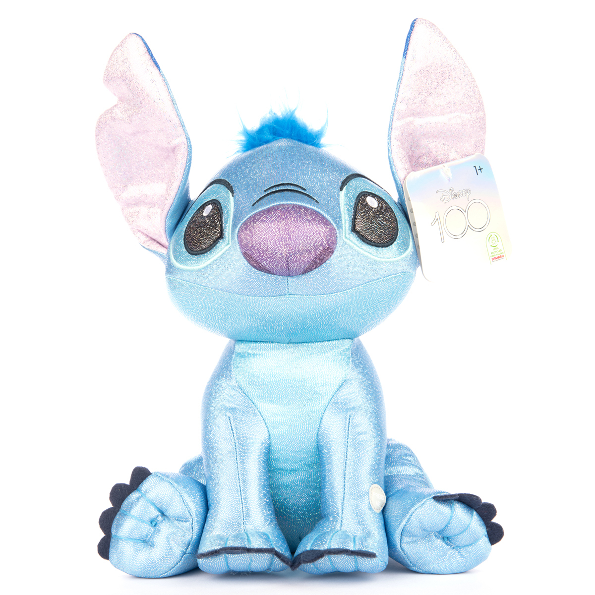 Disney Lilo & Stitch - Disney 100 Glitter Stitch Soft Toy