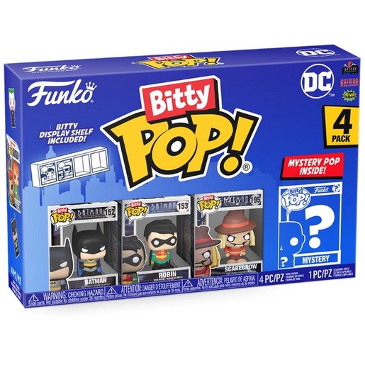 Funko Bitty Pop! DC - Batman 4 Pack Mini Vinyl Figures