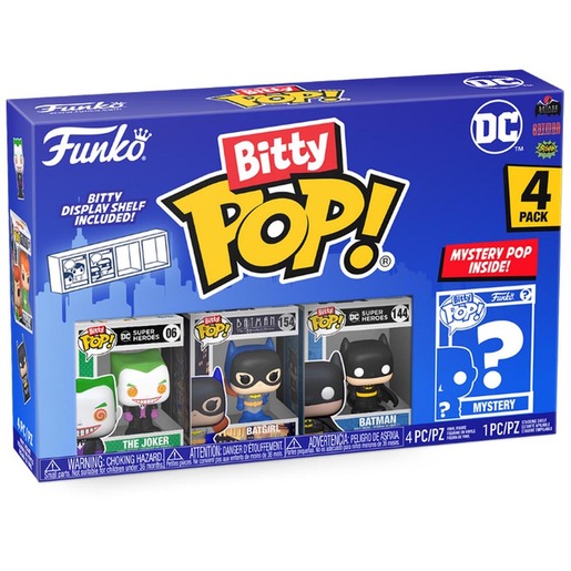 Funko Bitty Pop! DC - The Joker 4 Pack Mini Vinyl Figures
