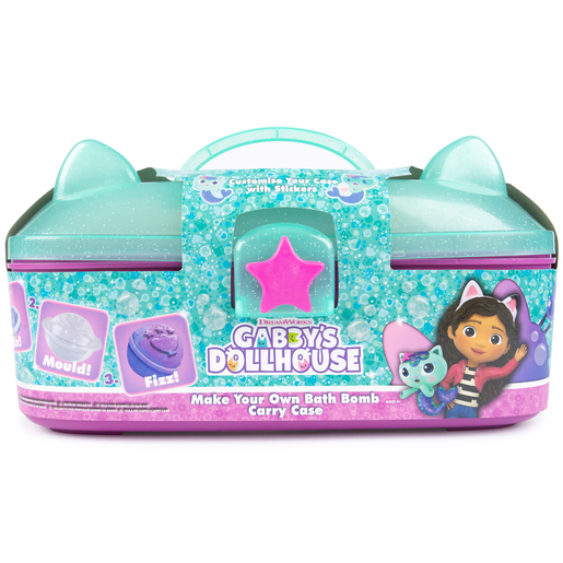 Gabby's Dollhouse Make Your Own Bath Bomb Carry Case Set
