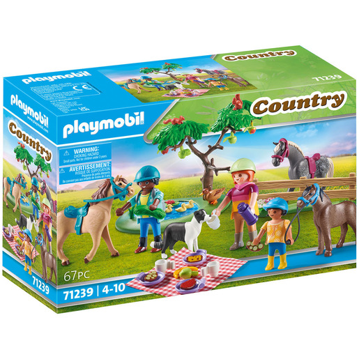 Playmobil 71239 Country Picnic Adventure With Horses Set