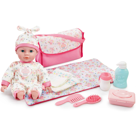 Cupcake My First Baby Doll and Changing Bag Set