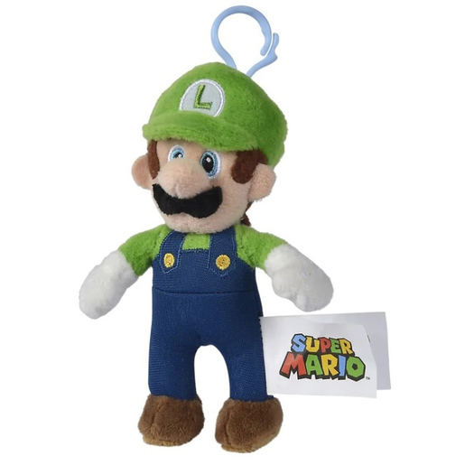 Super Mario 12cm Plush Keychain - Luigi