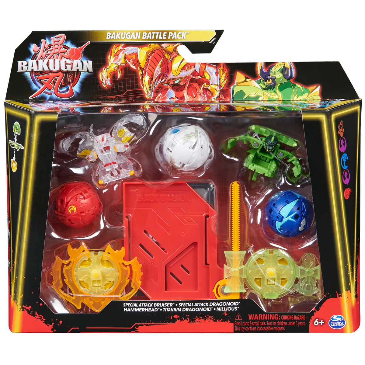 Bakugan Red Special Attack Dragonoid Unboxing & Review 