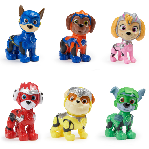 Paw Patrol The Mighty Movie - 6 Figure Gift Pack