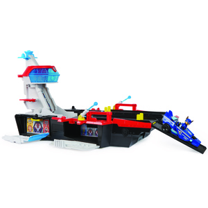 Paw Patrol The Mighty Movie - Aircraft Carrier HQ Playset