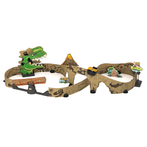 Car Board Racers Dino Truck and Track Set