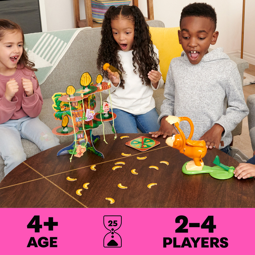 Spin Master Games, Monkey See Monkey Poo, gioco interattivo per bambini, include un impasto morbido al profumo di banana, divertente giocattolo sensoriale, 2-4 giocatori, per bambini dai 4 anni in su Spin Master Games, Monkey See Monkey Poo, gioco interattivo per bambini, include un impasto morbido al profumo di banana, divertente giocattolo sensoriale, 2-4 giocatori, per bambini dai 4 anni in su