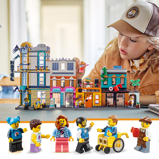 LEGO Creator 3-in-1 Main Street Model Building Set 31141 The