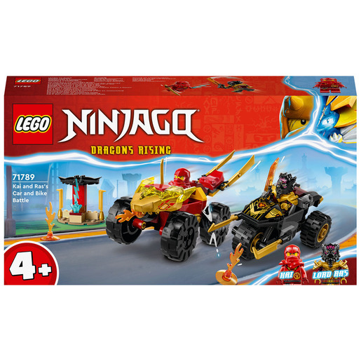 LEGO NINJAGO Kai and Ras's Car and Bike Battle 71789