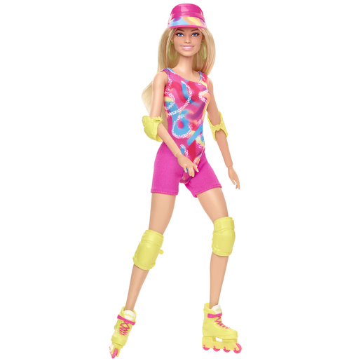 Barbie The Movie - Inline Skating Barbie Doll with Retro-Inspired Outfit