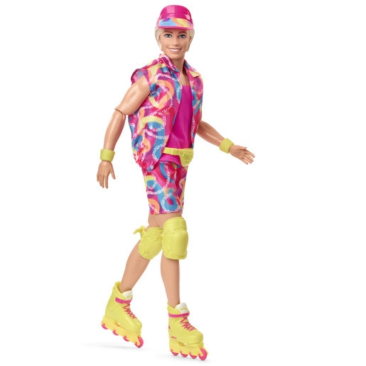 Barbie The Movie - Inline Skating Ken Doll with Retro-Inspired Skate Outfit