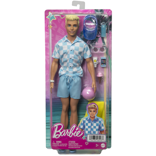 Barbie Beach Day Ken Doll The Entertainer - Main Image