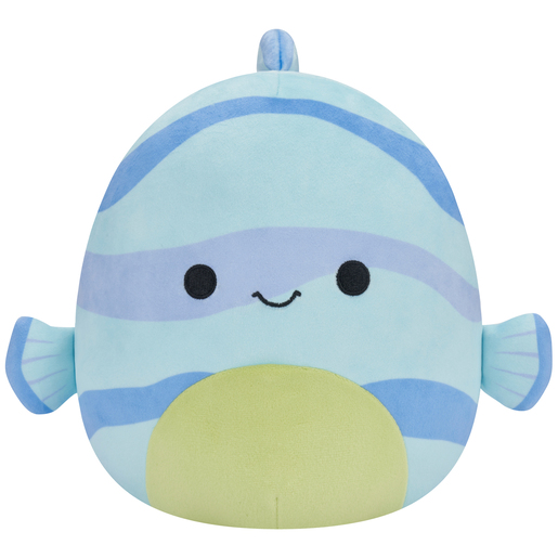 Original Squishmallows 7.5' Soft Toy - Leland the Blue Striped Fish