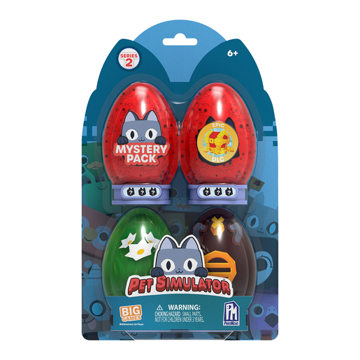 Pet Simulator Pets Mystery Figure 4 Pack (Styles Vary)