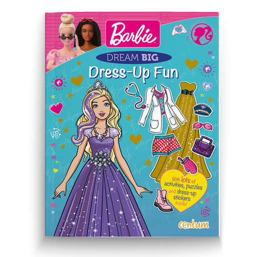 Barbie Dream Big Dress-Up Fun Activity Book