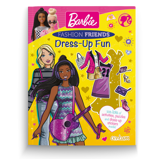 Barbie Fashion Friends Dress-Up Fun Activity Book