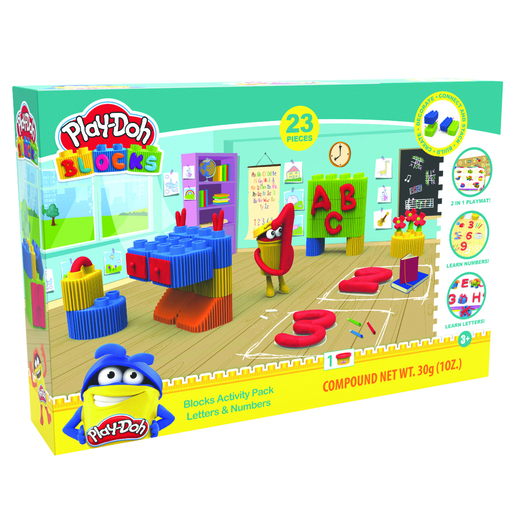 Play-Doh Blocks Letters & Numbers Activity Pack