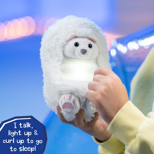 Curlimals Arctic Glow - Perry Polar Bear Electronic Pet