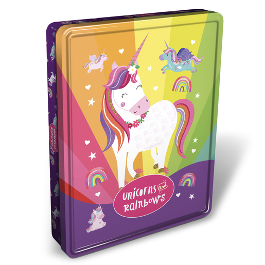 Unicorn Tin of Activity Books