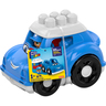 Mega Bloks Block Buddies Peter Police Car 