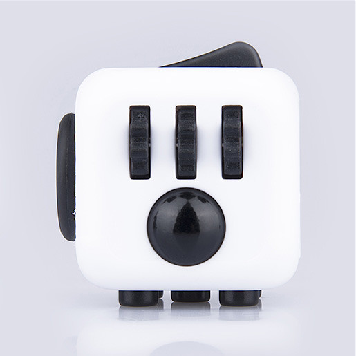 Fidget Cube Original Anti-Stress Toy - Black and White By ZURU