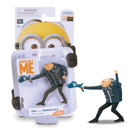 Despicable Me Action Figures Gru With Freeze Ray The Entertainer
